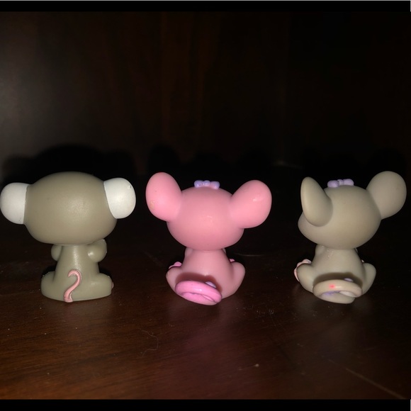 Littlest Pet Shop Other Lps Littlest Pet Shop Mice Set Of 3 Poshmark